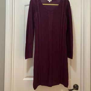 Charming Charlie knee length sweater dress